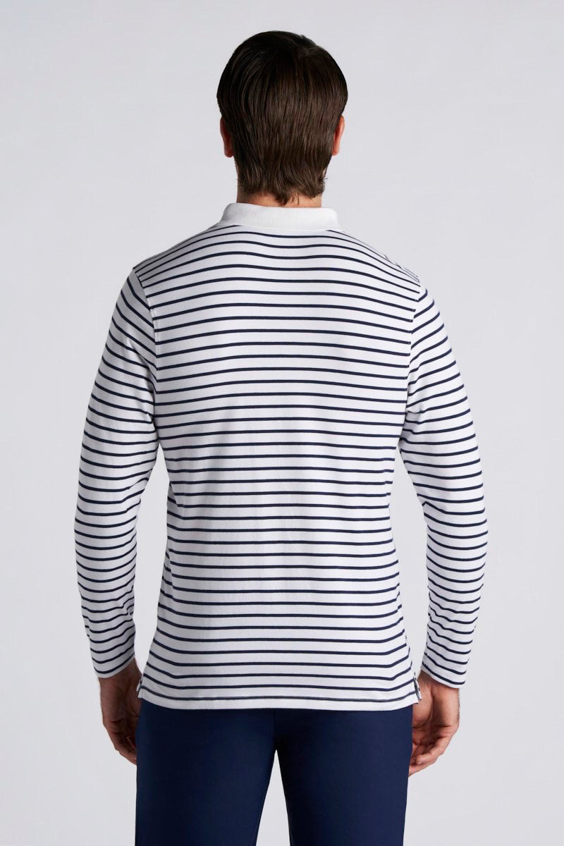 Color_White/Navy Stripe