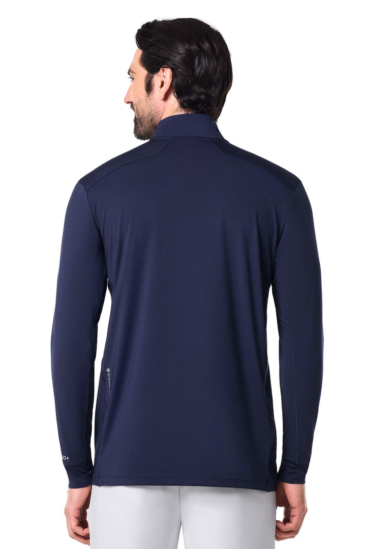Men's Performance Pullover | Navy position-4
