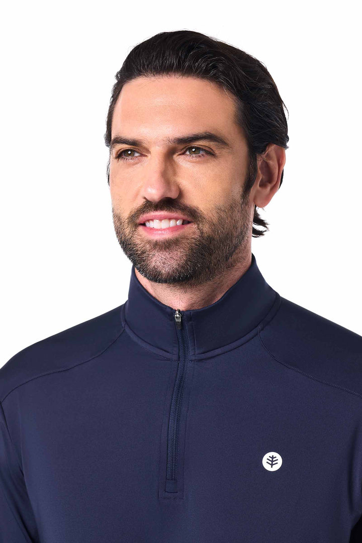 Men's Performance Pullover | Navy position-6