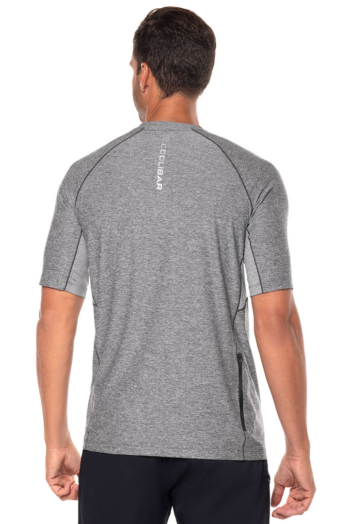 Men's Performance Short Sleeve Sun Shirt | Charcoal Heather position-2