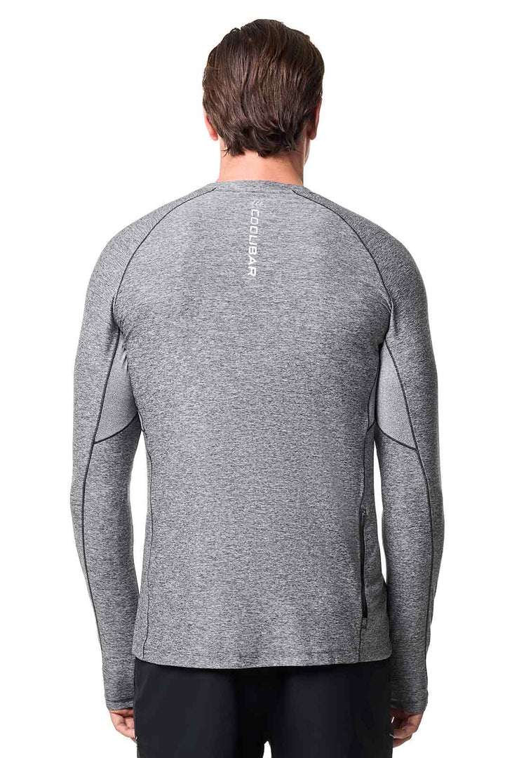 Men's Performance Long Sleeve Sun Shirt | Charcoal Heather position-7