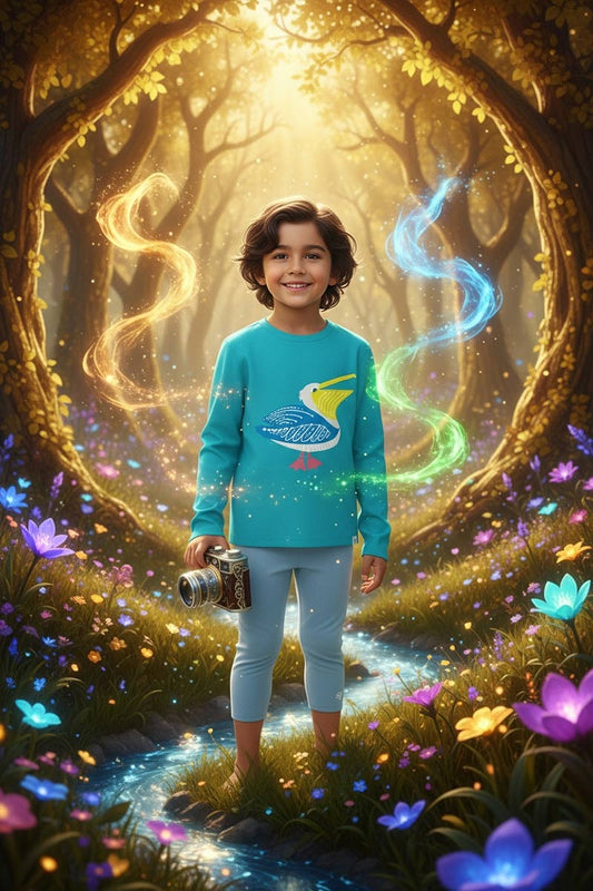 Color_Blue Curacao Happy Pelican