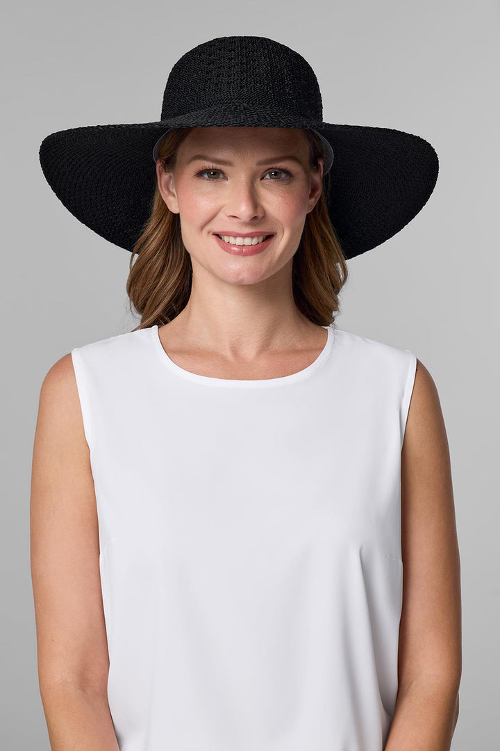 Women's Packable Sun Hat | Black position-1