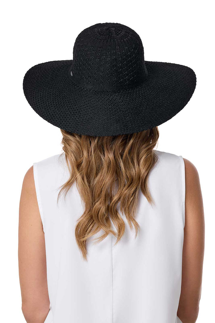 Women's Packable Sun Hat | Black position-5