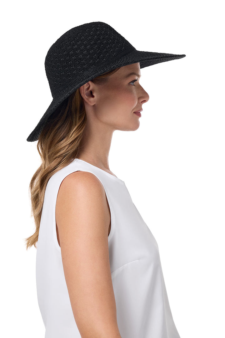 Women's Packable Sun Hat | Black position-6