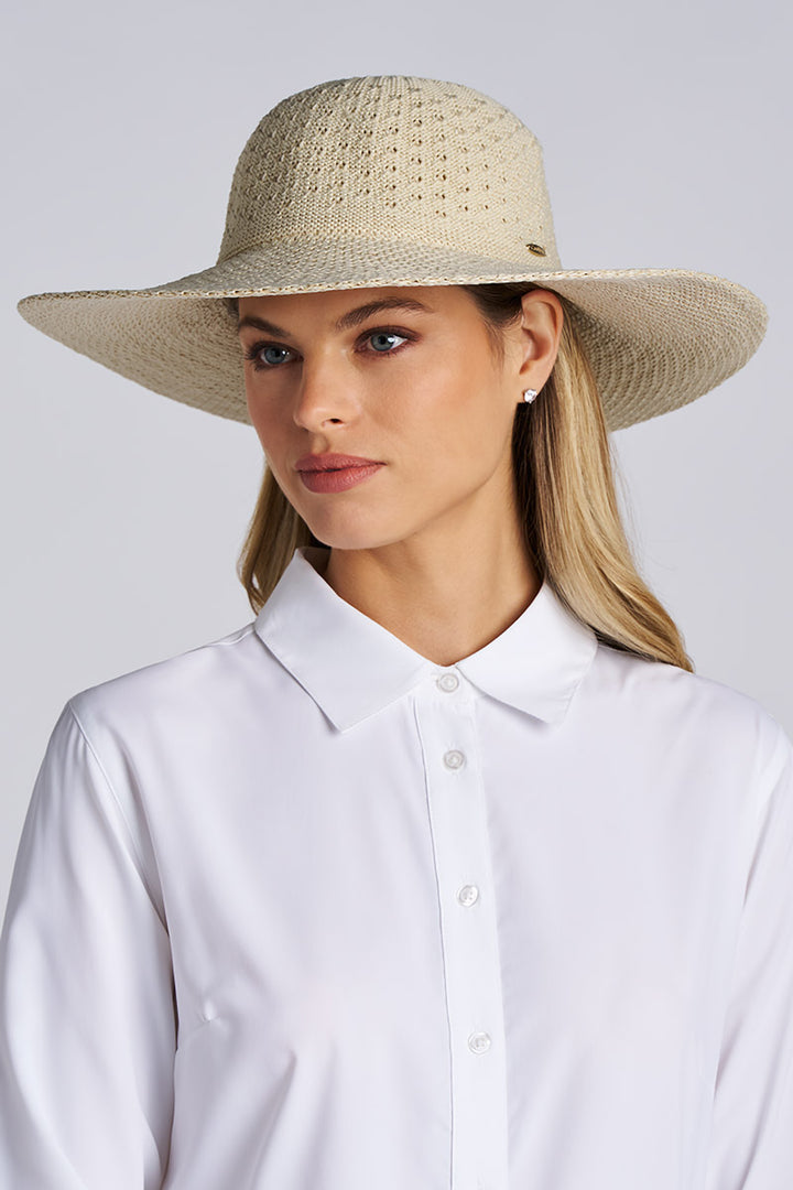 Women's Packable Sun Hat | Natural position-2