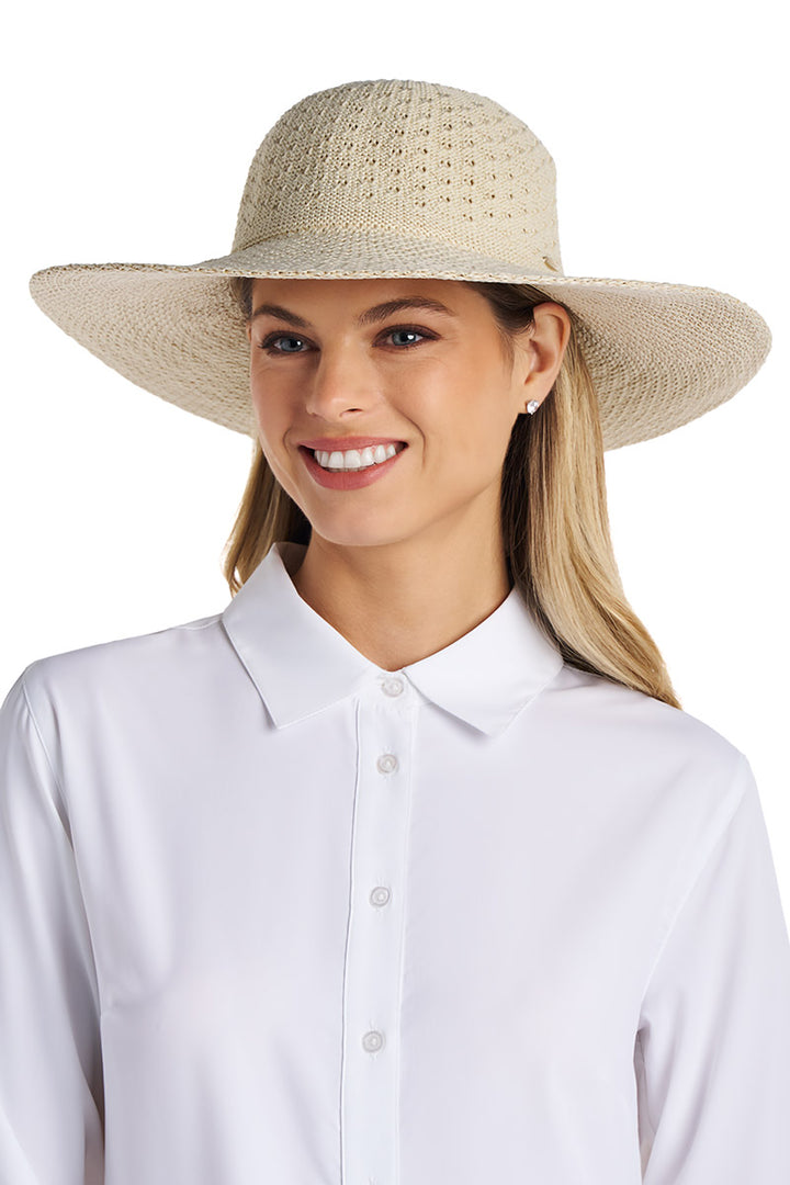 Women's Packable Sun Hat | Natural position-3