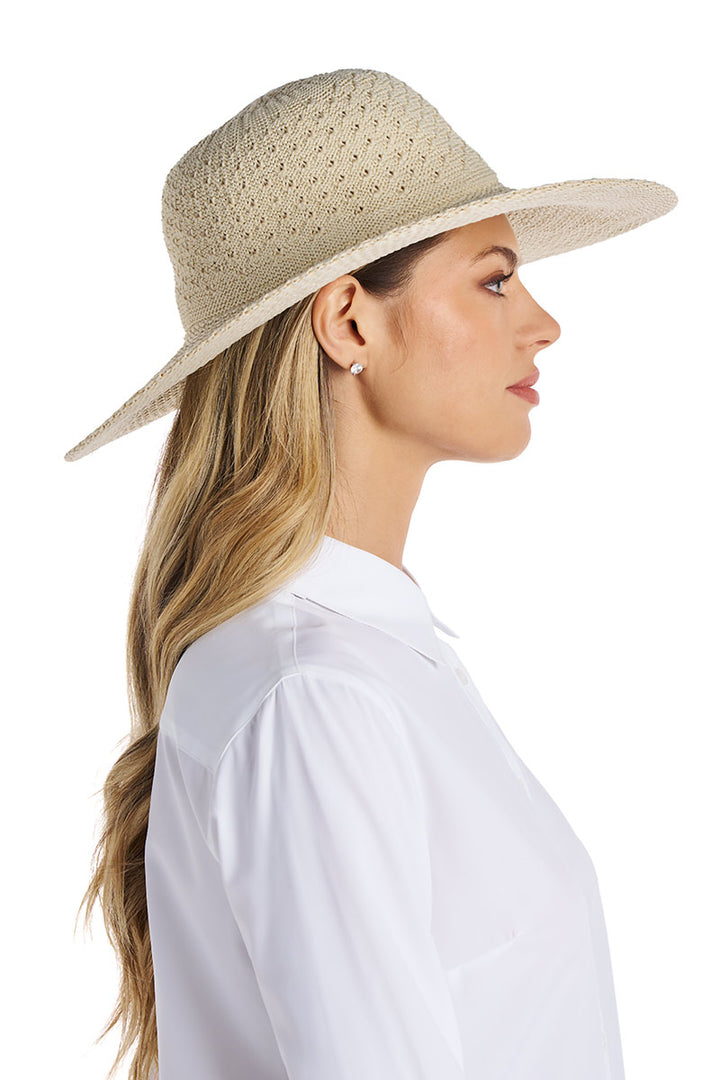 Women's Packable Sun Hat | Natural position-6