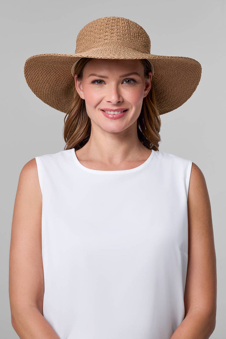 Women's Packable Sun Hat | Tan position-2