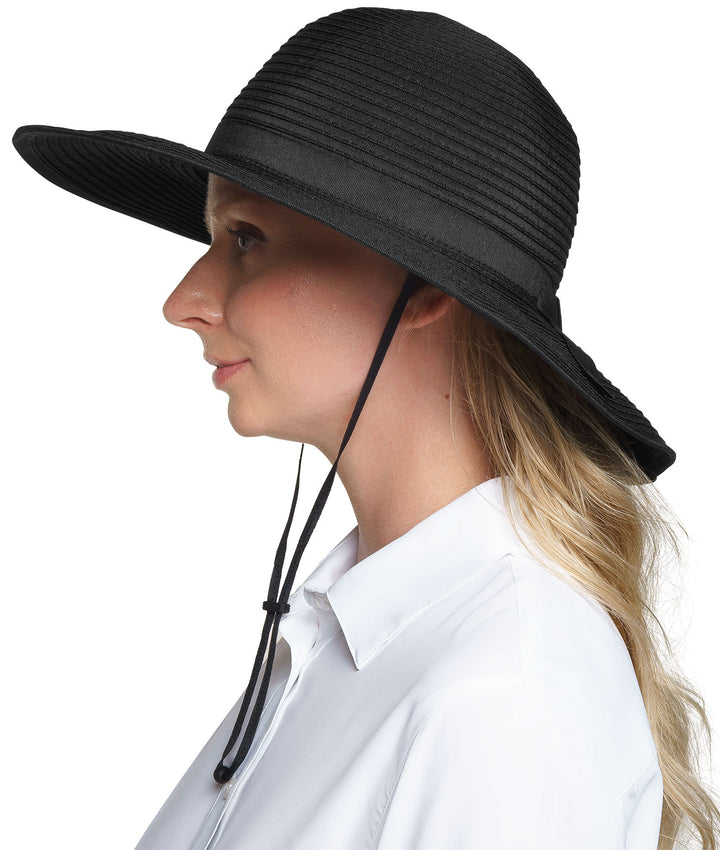 Women's Lightweight Travel Hat | Black position-5