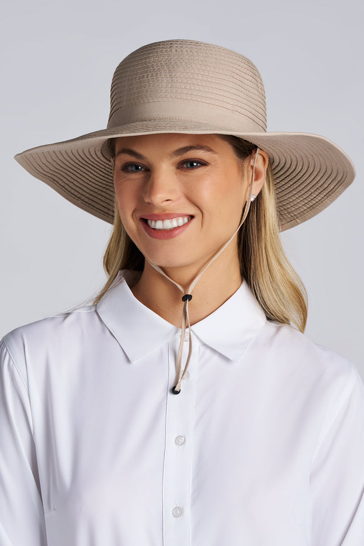 Women's Lightweight Travel Hat | Tan position-1