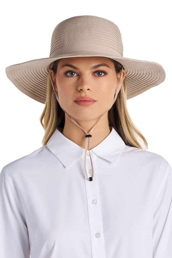 Women's Lightweight Travel Hat | Tan position-3