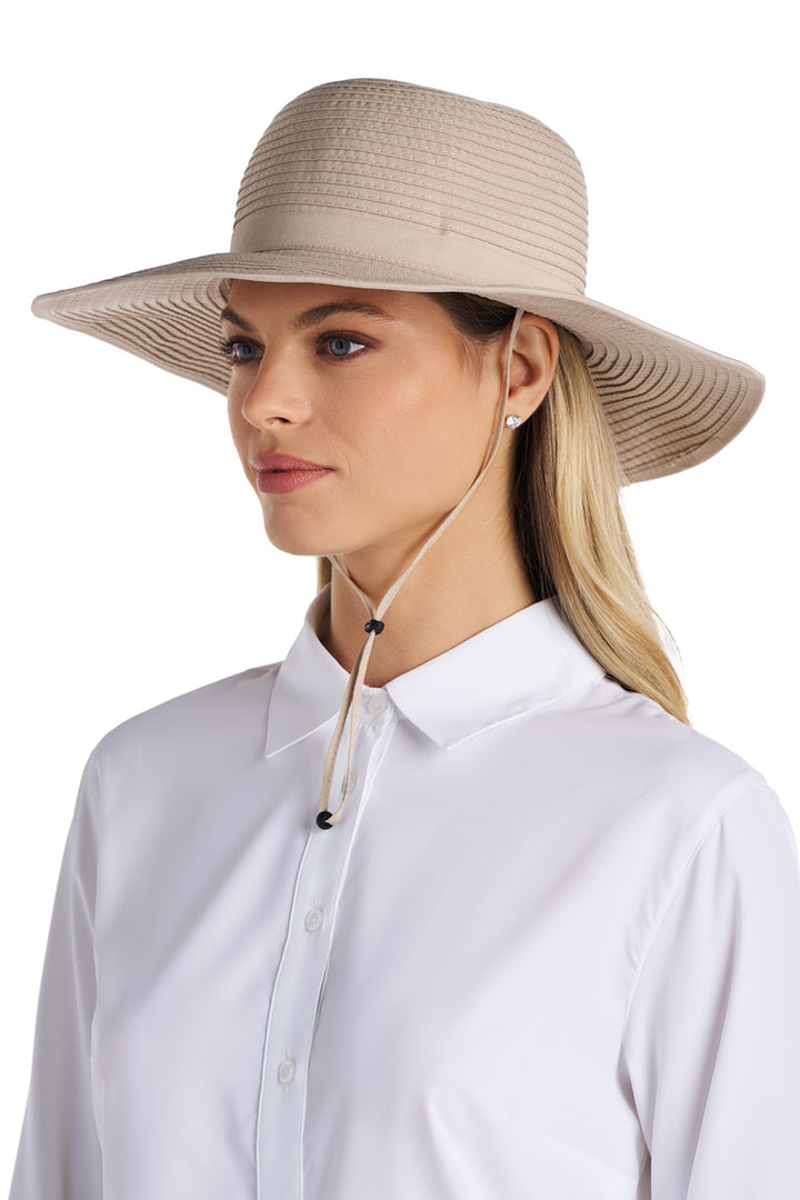 Women's Lightweight Travel Hat | Tan position-4
