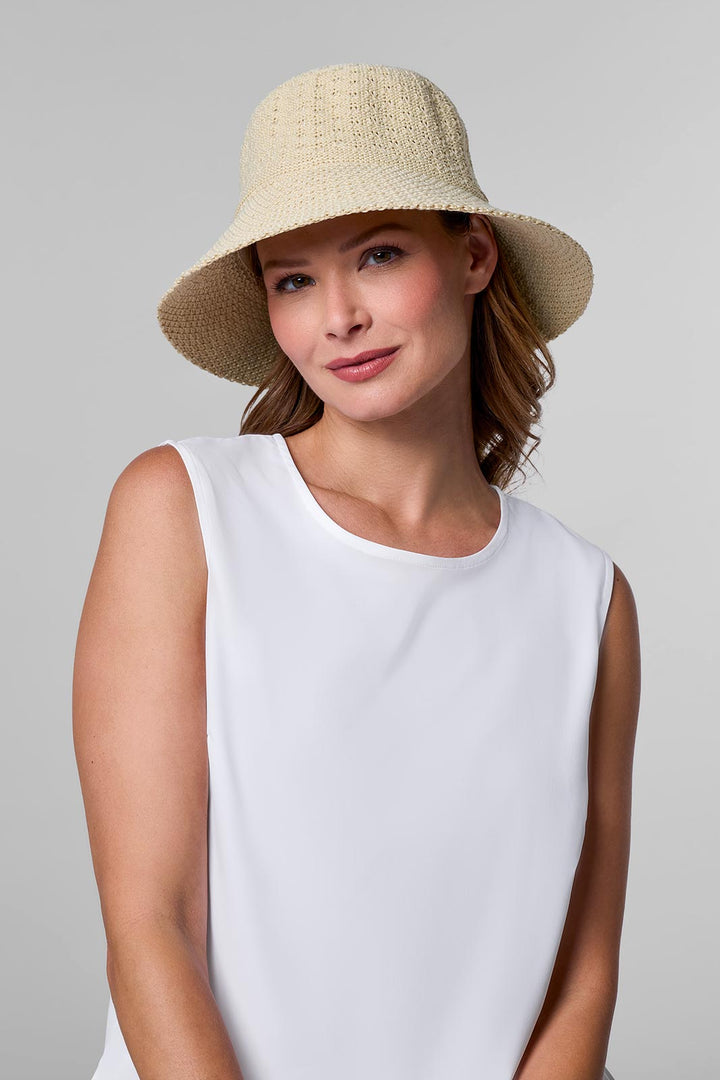 Women's Cloche Hat | Natural position-3