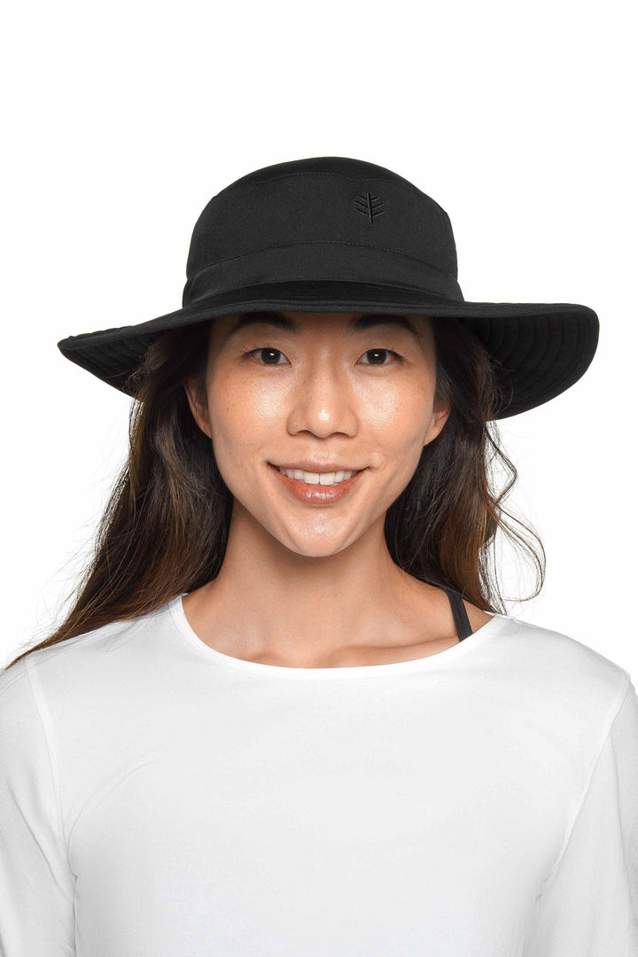 Chlorine Resistant Pool Hat | Black position-3
