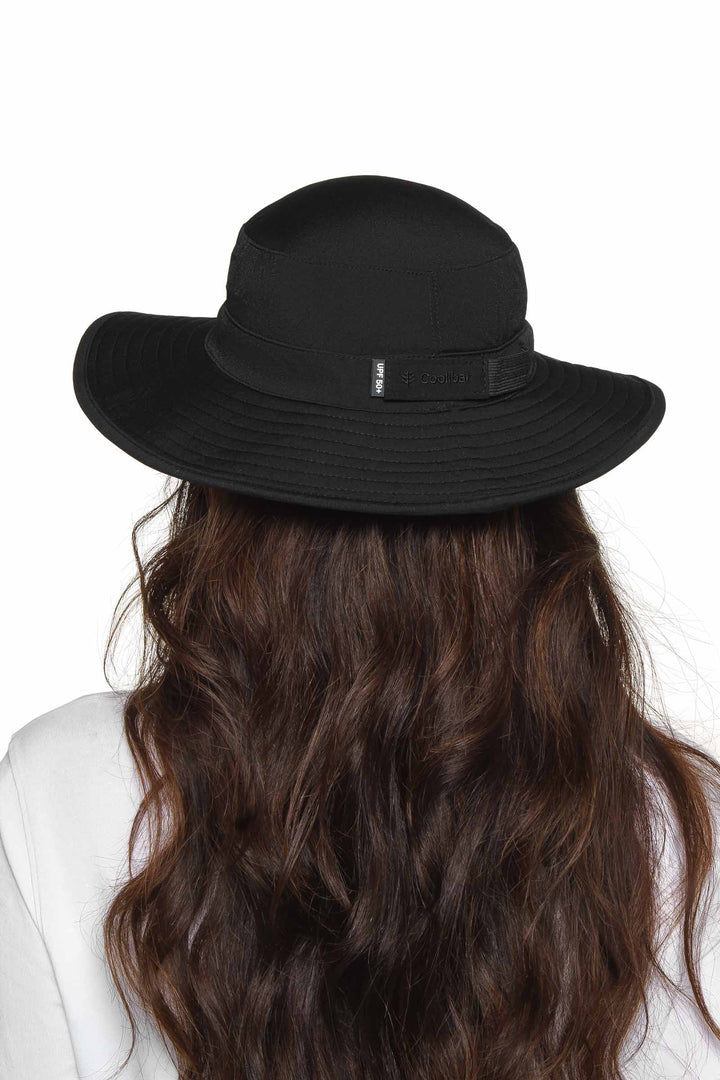 Chlorine Resistant Pool Hat | Black position-4