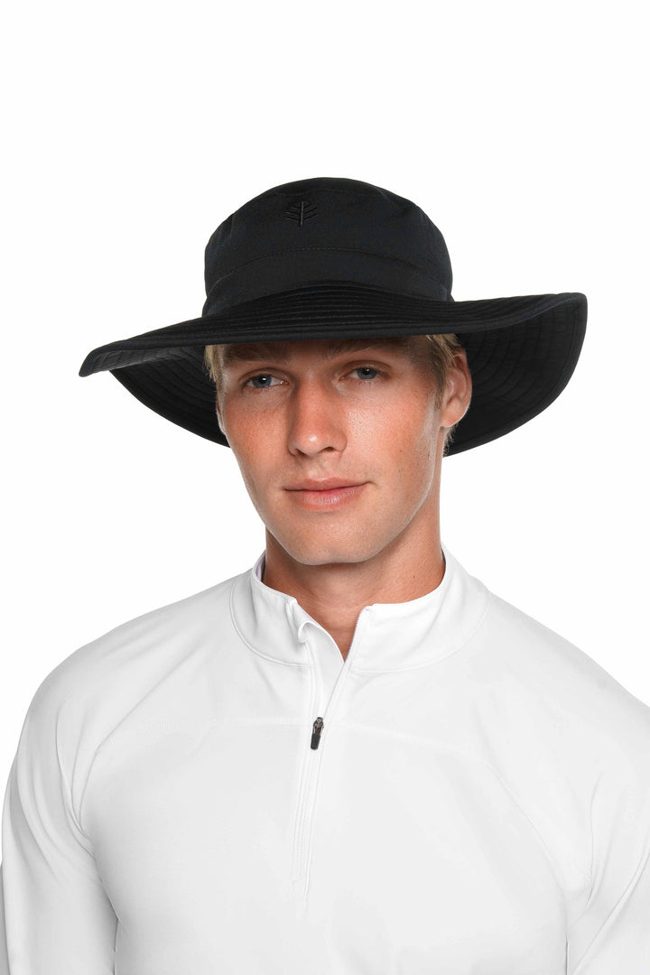 Chlorine Resistant Pool Hat | Black position-1