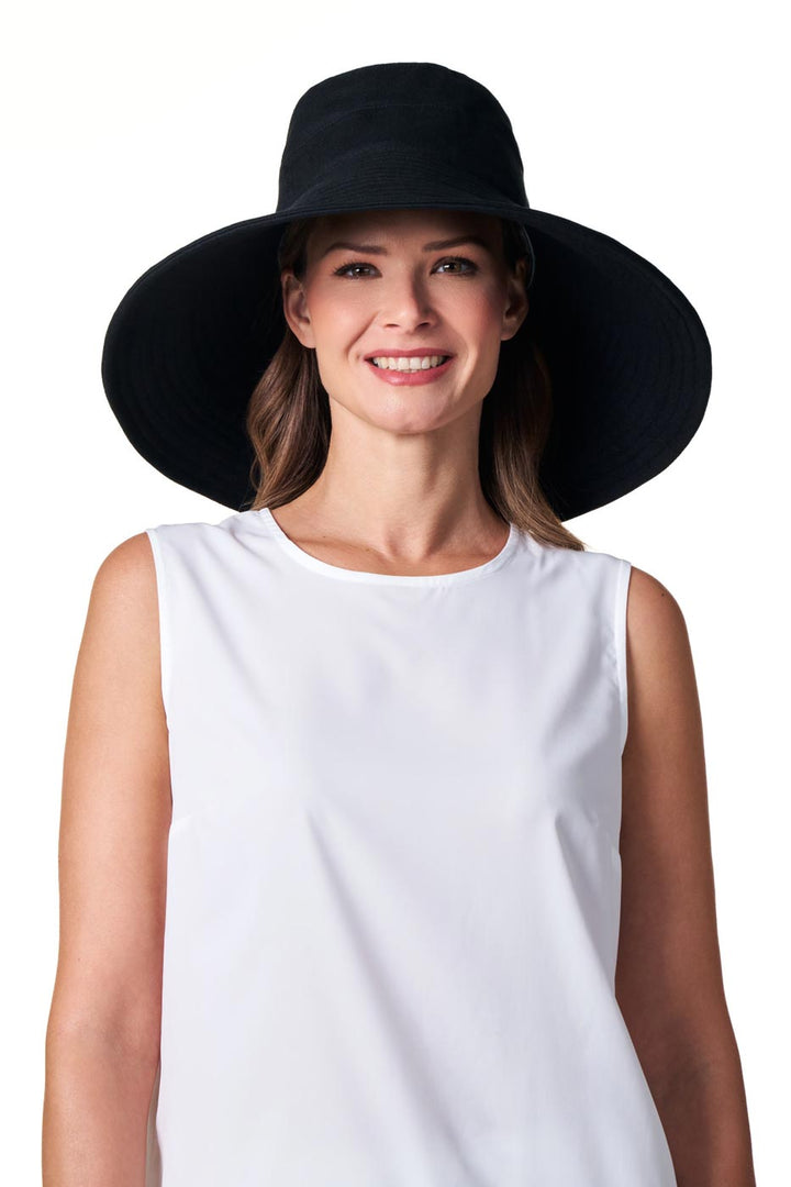 Women's Beach Hat | Black position-3