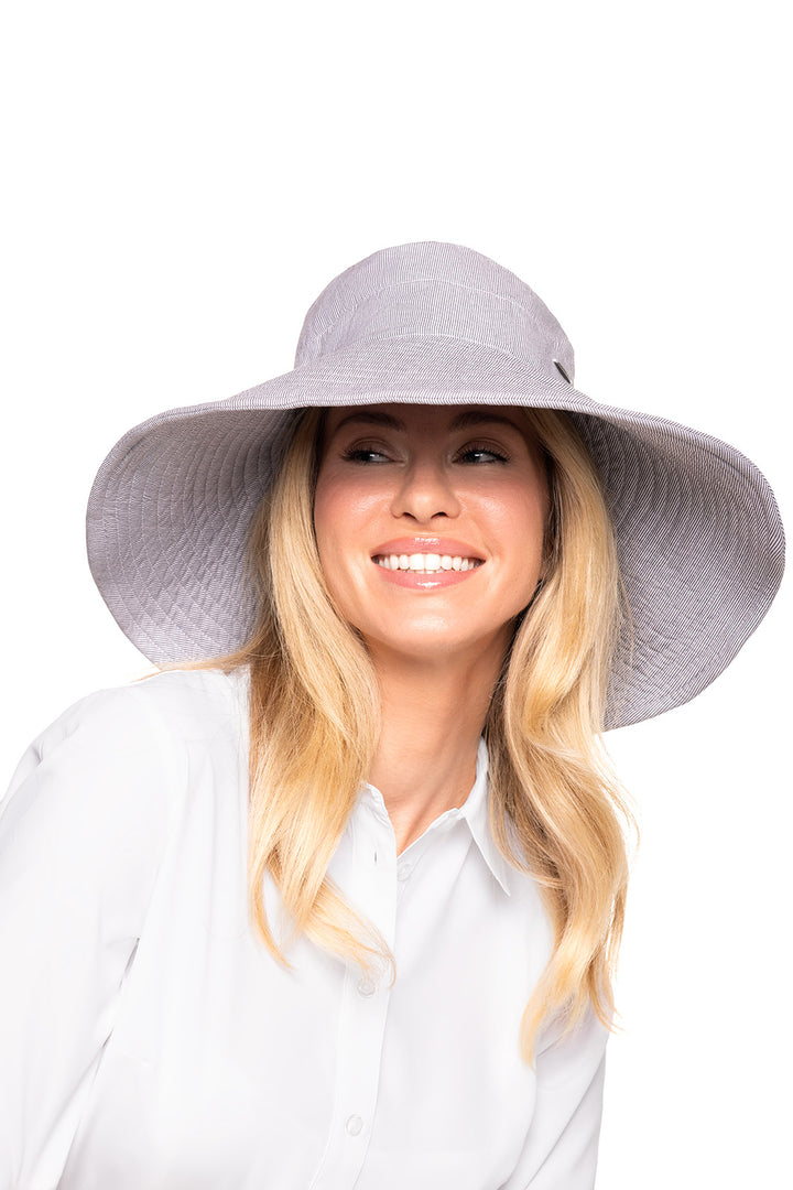 Women's Beach Hat | Black/White position-1