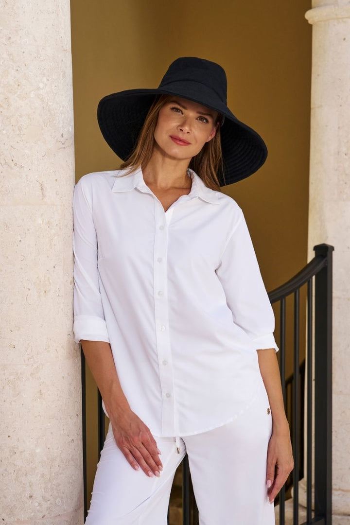 Women's Beach Hat | Black position-14