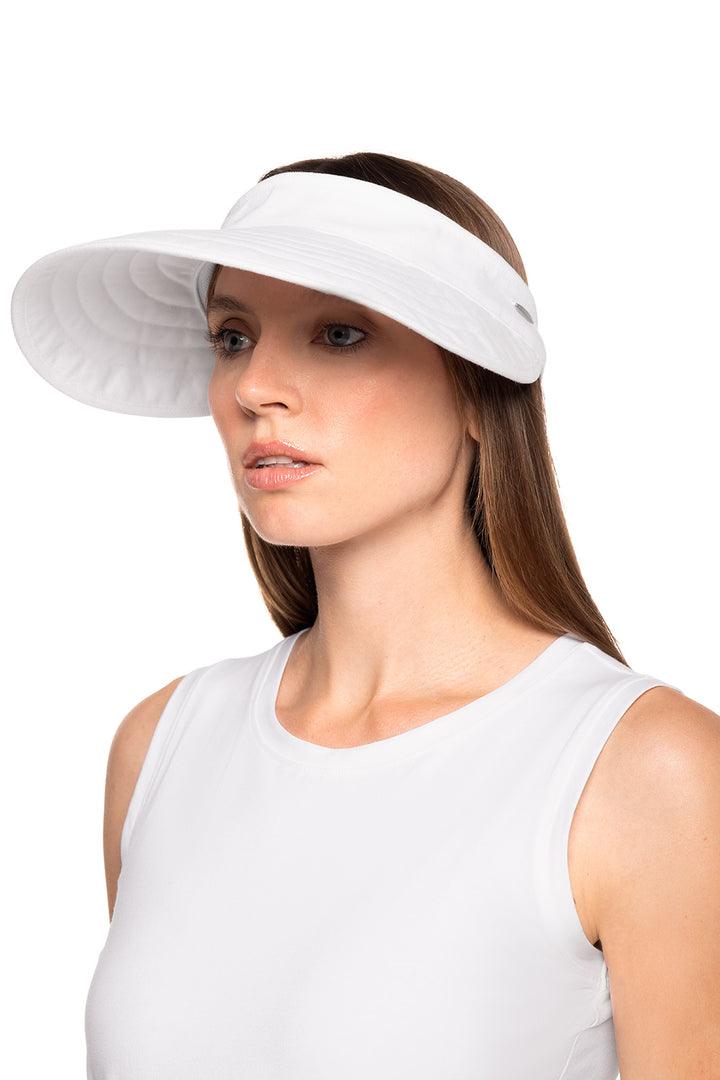 Women's Zip-Off Visor | White position-6