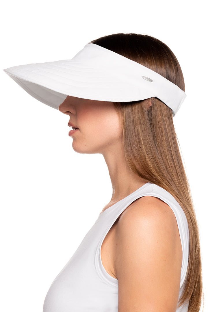 Women's Zip-Off Visor | White position-5
