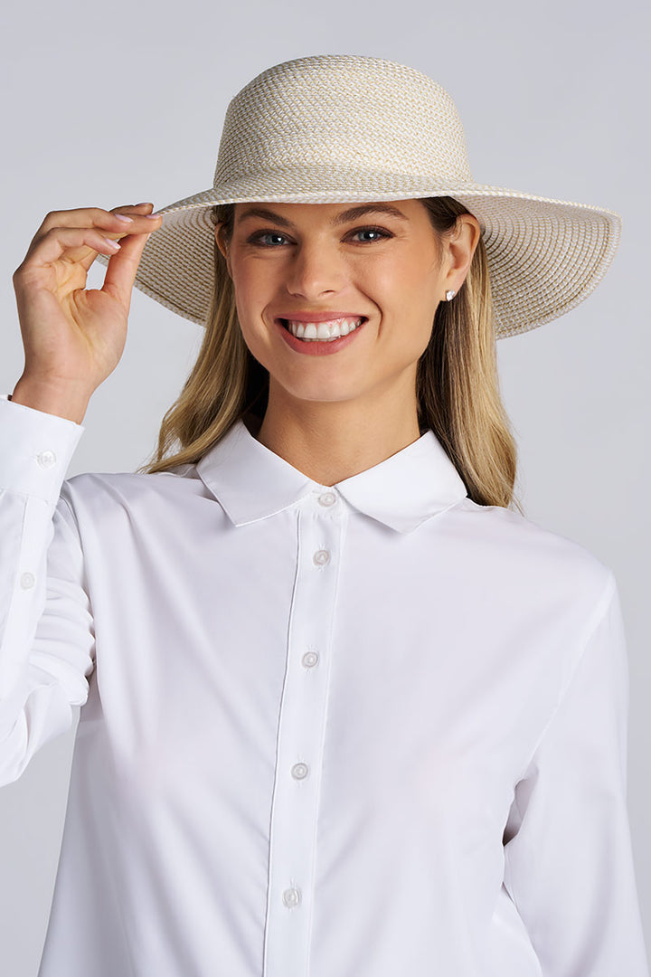 Women's Floppy Hat | Ivory position-2