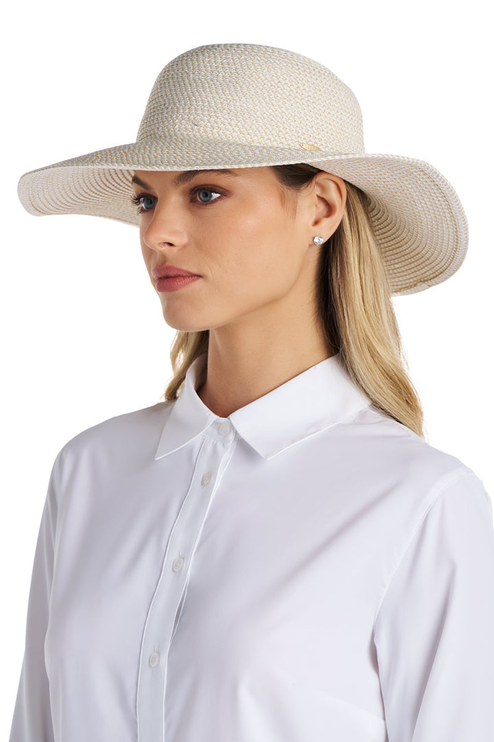 Women's Floppy Hat | Ivory position-6
