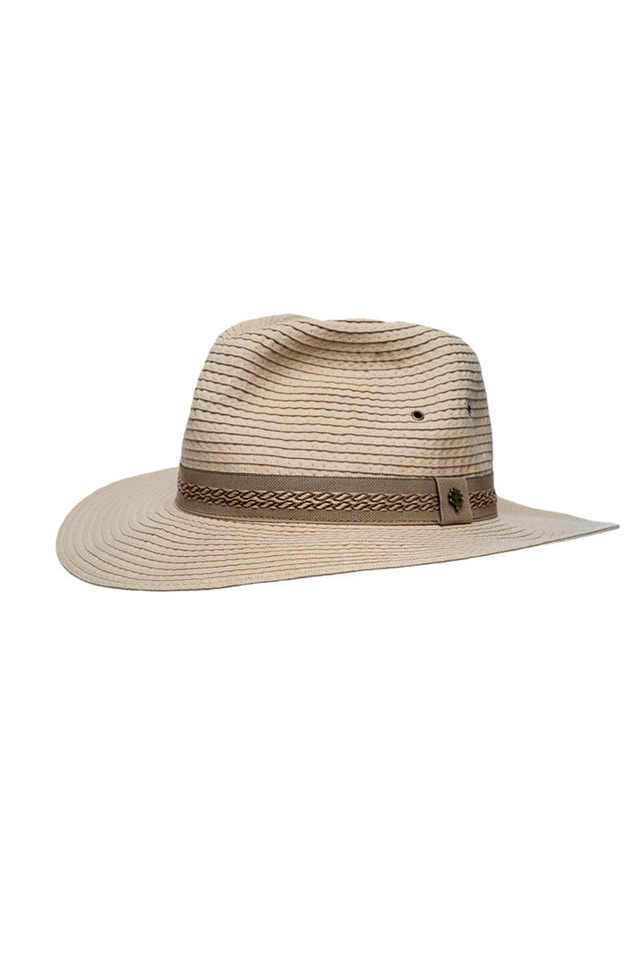 Men's Packable Fedora | Khaki position-2