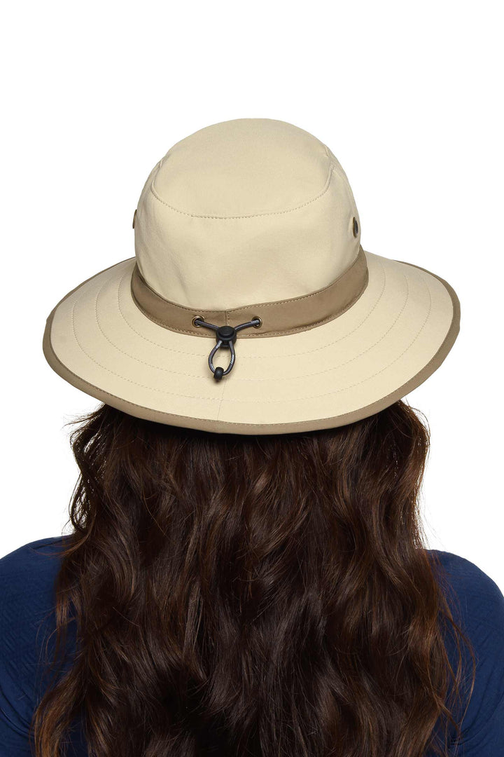 Wide Brim Golf Hat | Tan/Khaki position-5