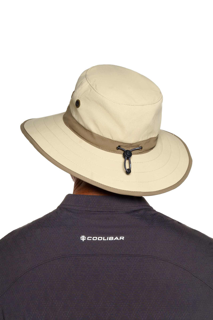 Wide Brim Golf Hat | Tan/Khaki position-6