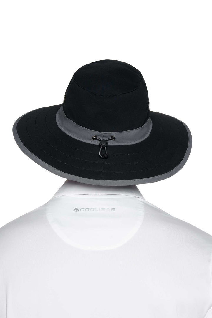 Wide Brim Golf Hat | Black/Carbon position-2