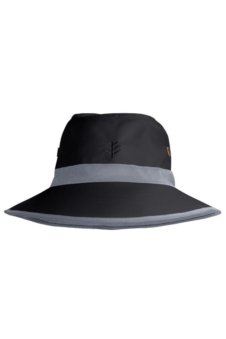 Wide Brim Golf Hat | Black/Carbon position-3