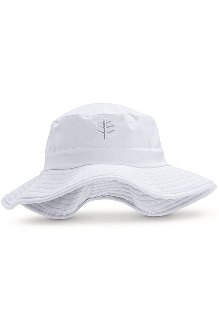 Chlorine Resistant Pool Hat| White position-2