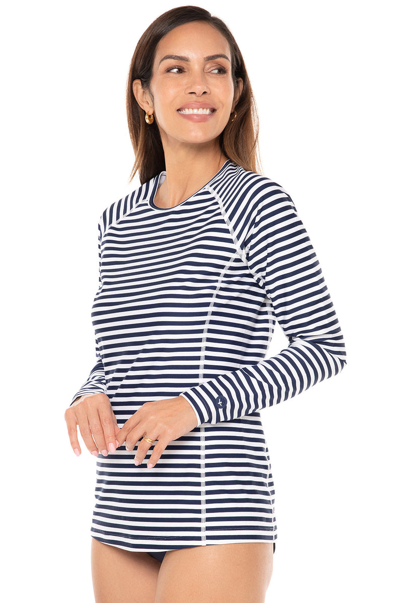 Color_White/Navy Stripe
