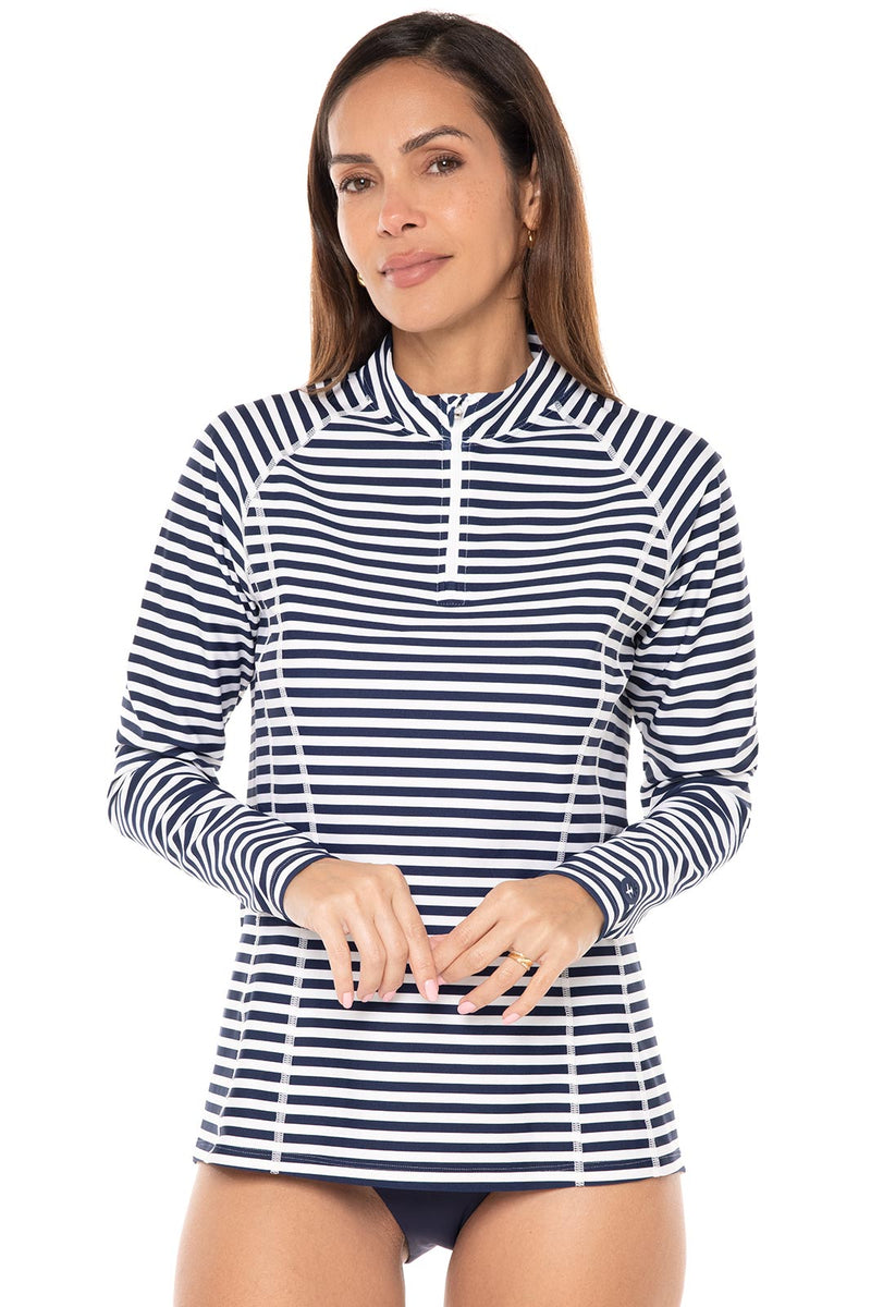 Color_White/Navy Stripe