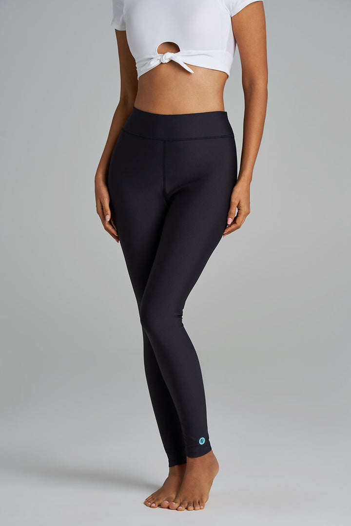 Women's Swim Tights | Black position-1