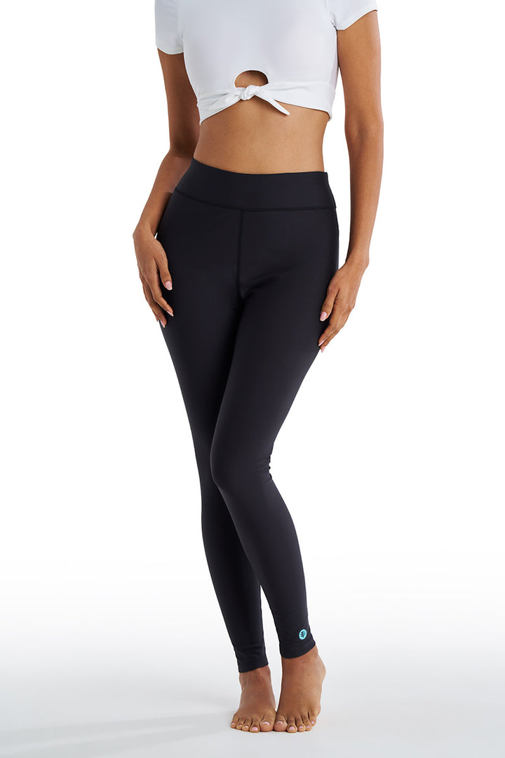 Women's Swim Tights | Black position-5
