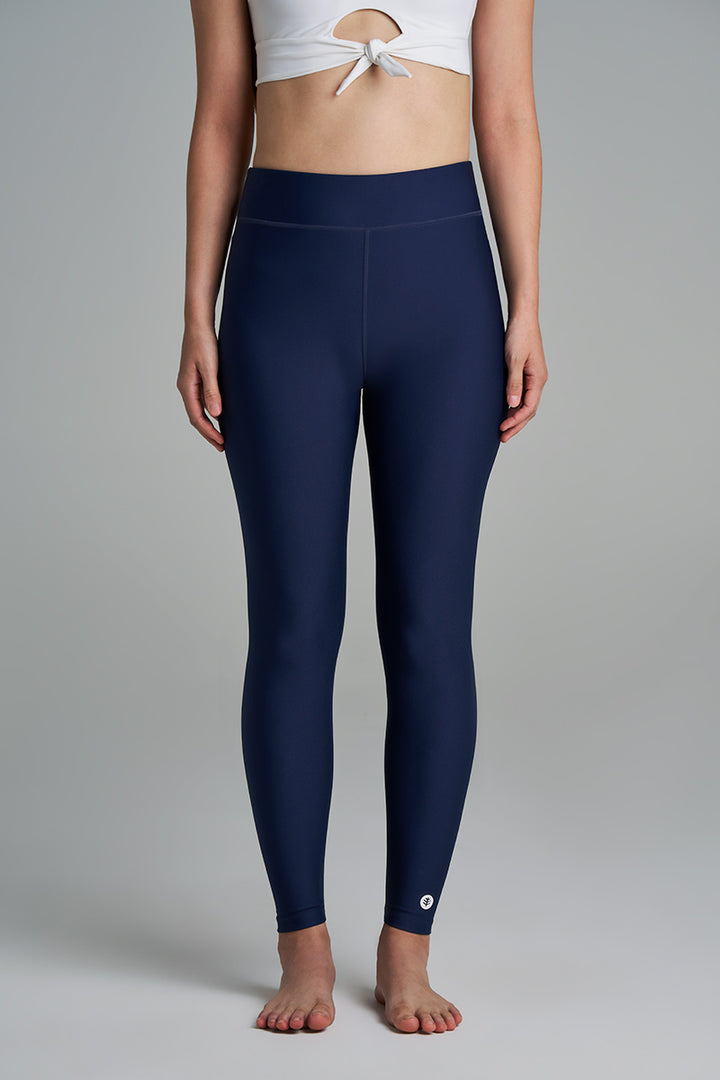 Women's Swim Tights | Navy position-10
