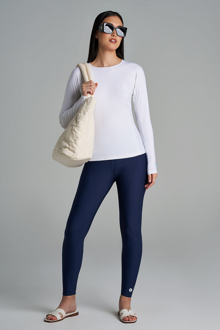 Women's Swim Tights | Navy position-9