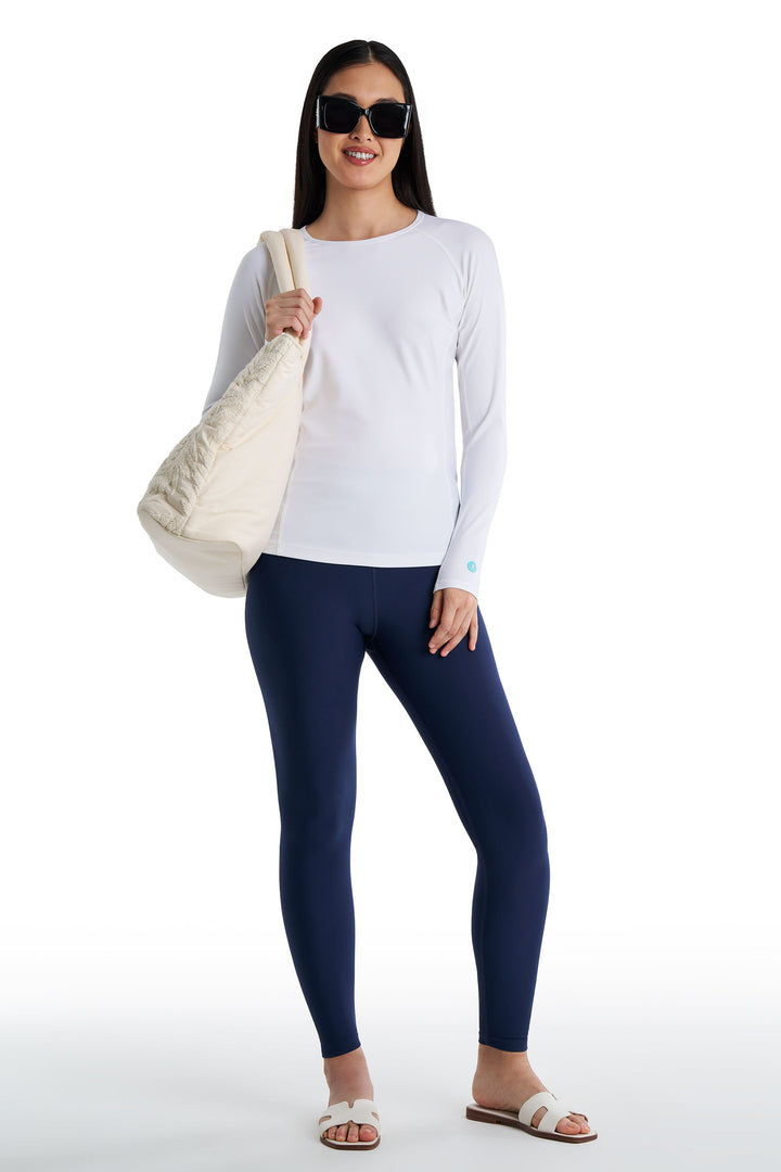 Women's Swim Tights | Navy position-14