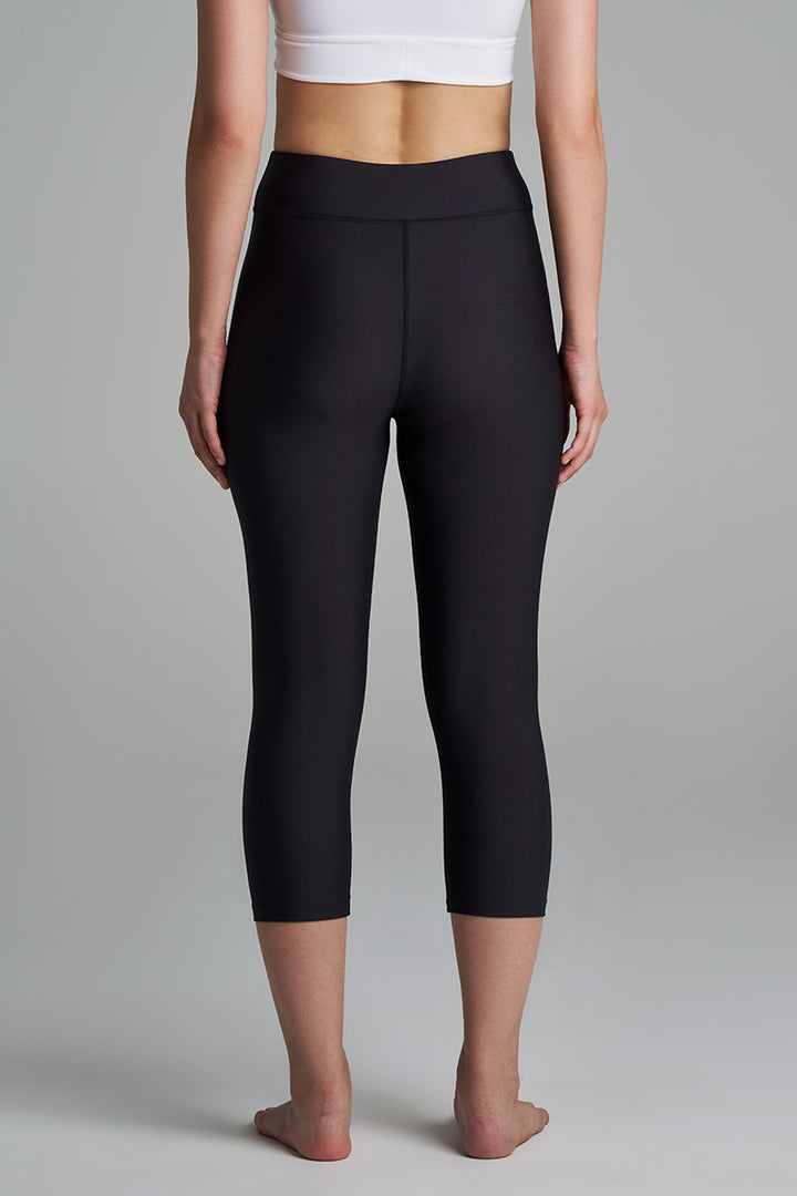 Women's Swim Capris | Black position-5