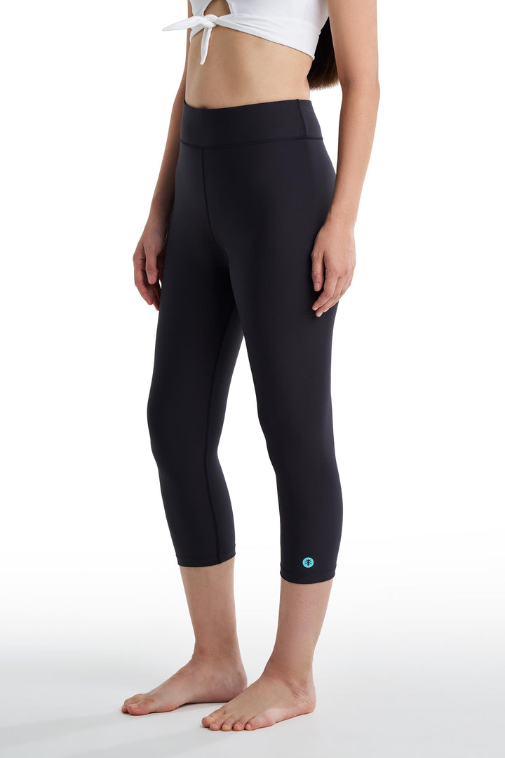 Women's Swim Capris | Black position-6