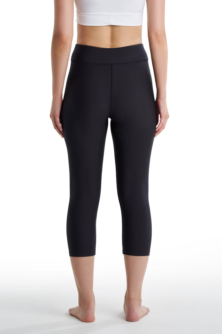 Women's Swim Capris | Black position-3