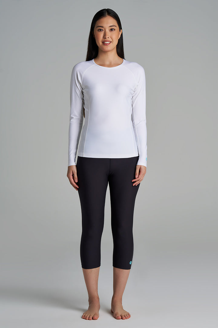 Women's Swim Capris | Black position-7