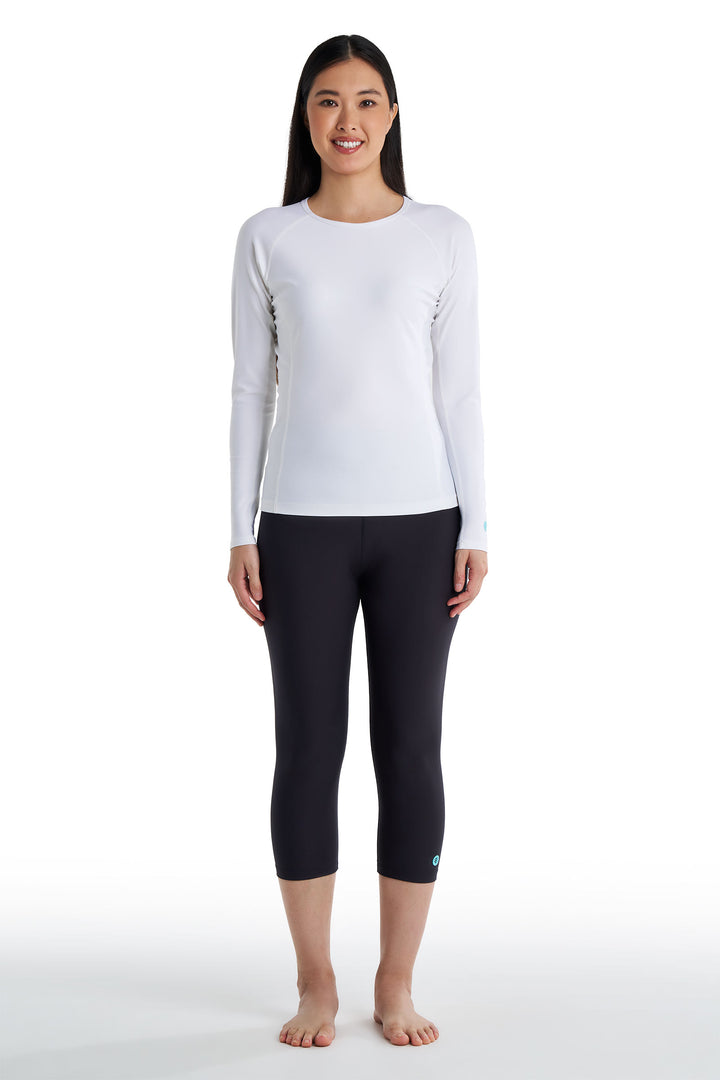 Women's Swim Capris | Black position-8