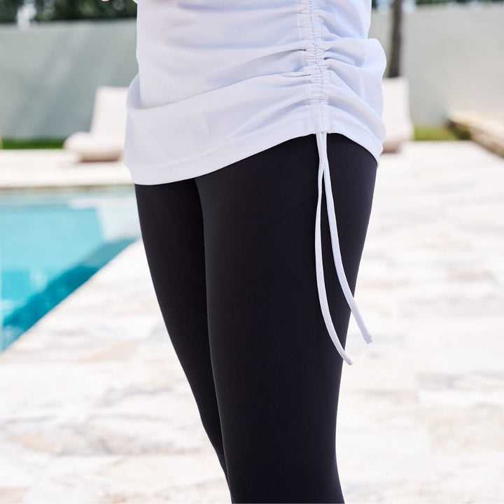 Women's Swim Capris | Black position-12