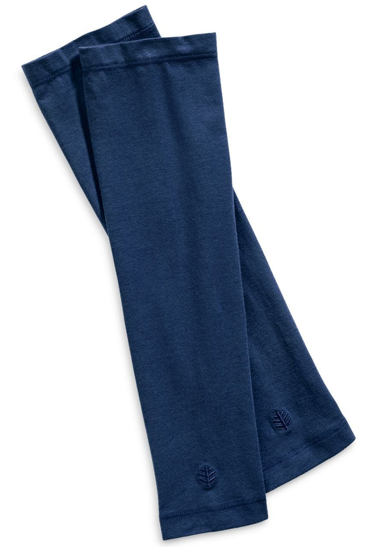 Men's Sun Arm Sleeves | Navy position-2