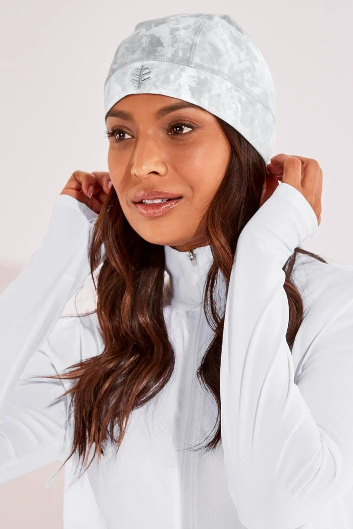 Unisex Sun Cap | Grey Water Print position-2