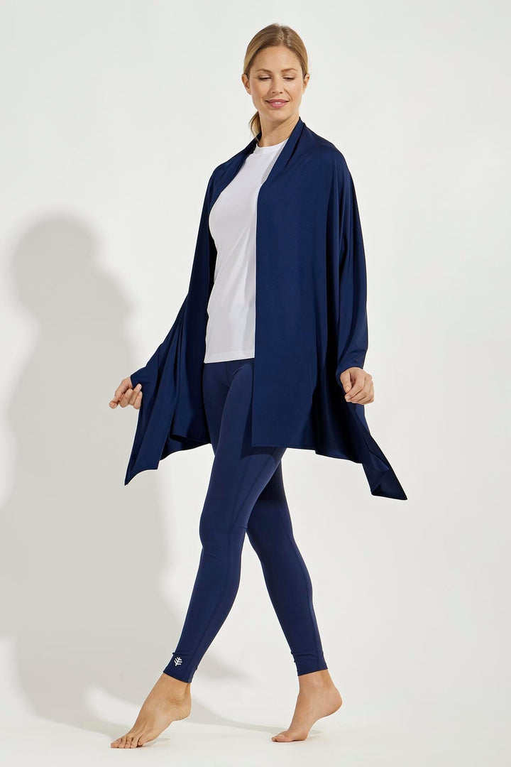 Sun Shawl | Navy position-